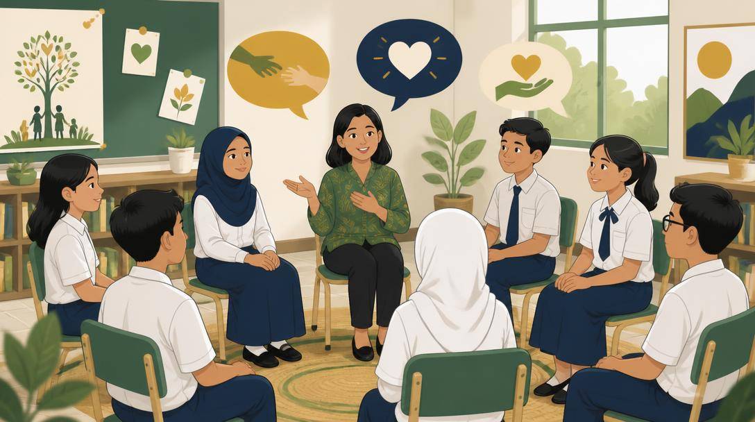 Ilustrasi pencegahan kekerasan di sekolah