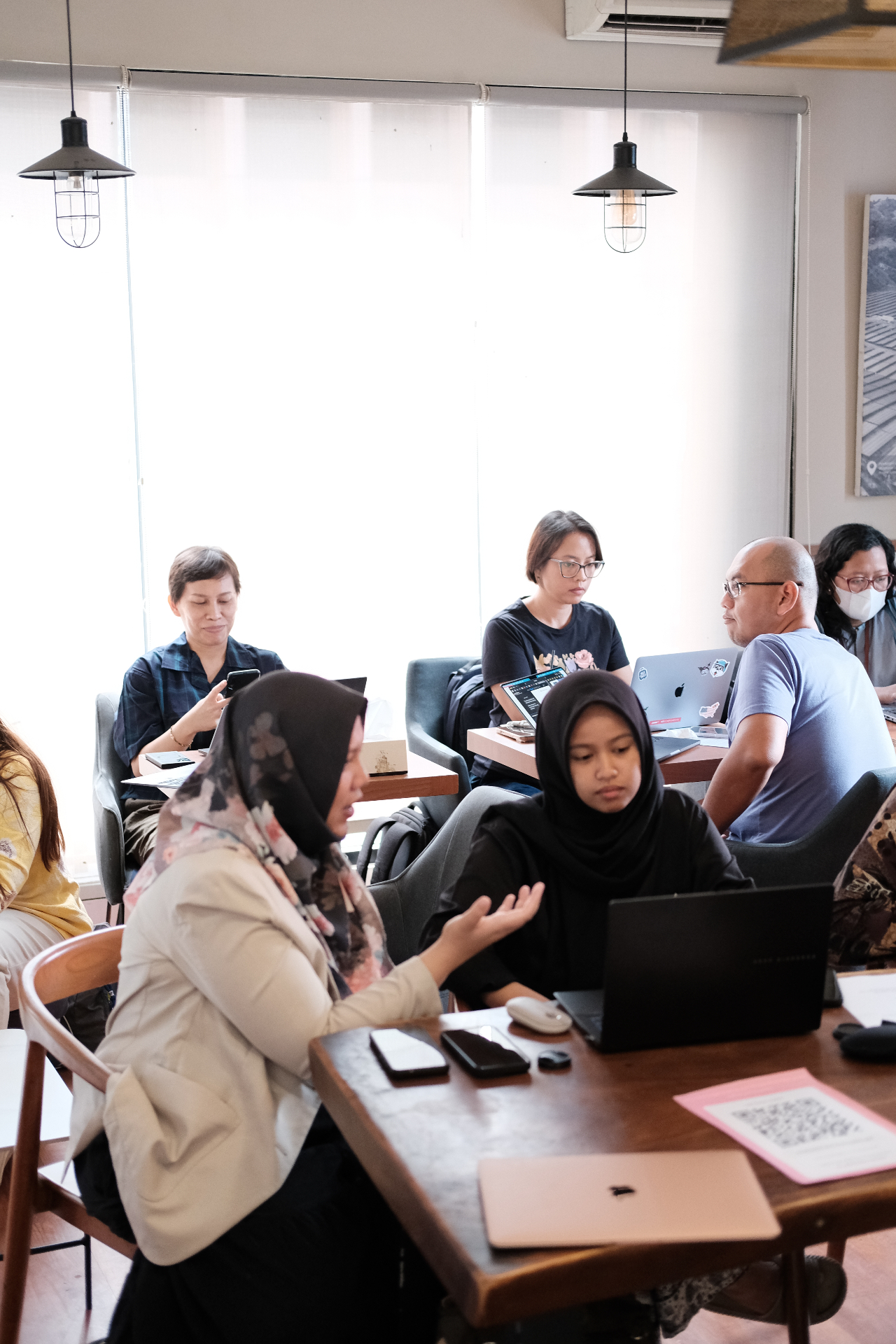 Suasana workshop SheBuilds di Cikini